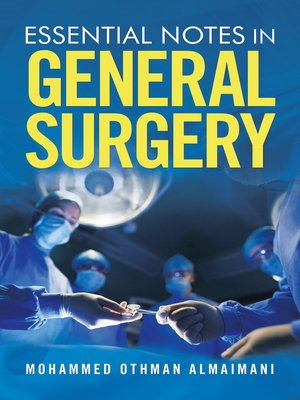 cover image of Essential Notes in General Surgery